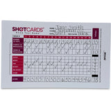SHOTCARDS® Standard Edition (Pink/Purple) - Golf Shot and Stat Tracking Scorecards