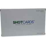 14 Pack - SHOTCARDS® Standard Edition (Blue/Green) Golf Shot & Stat Tracking Scorecards