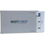 14 Pack - SHOTCARDS® Standard Edition (Blue/Green) Golf Shot & Stat Tracking Scorecards